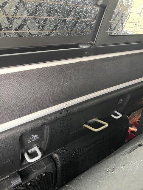 Jeep Gladiator Roof leak in back Rear 3