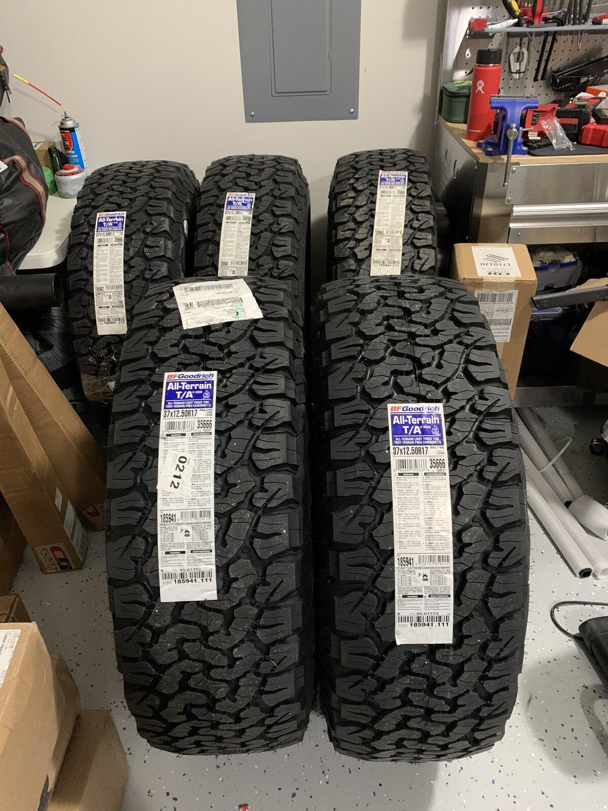 Jeep Gladiator 37" BF Goodrich All Terrain KO2’s 2ACBE721-AB63-488E-92D1-A67FBBC91662