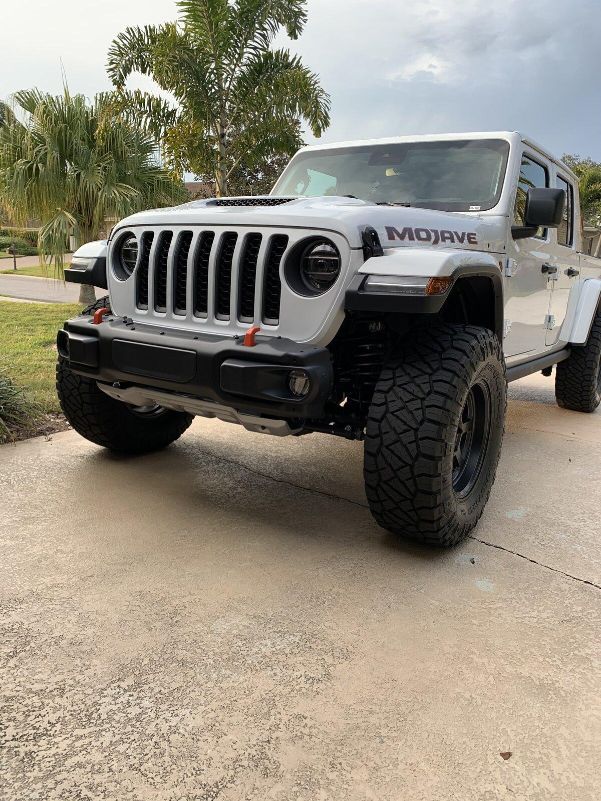 Jeep Gladiator Swapping the Mojave plastic bumper with the Mopar steel bumper 0A4A8C4F-C57F-4D7B-8BBF-D78FB4BF372E