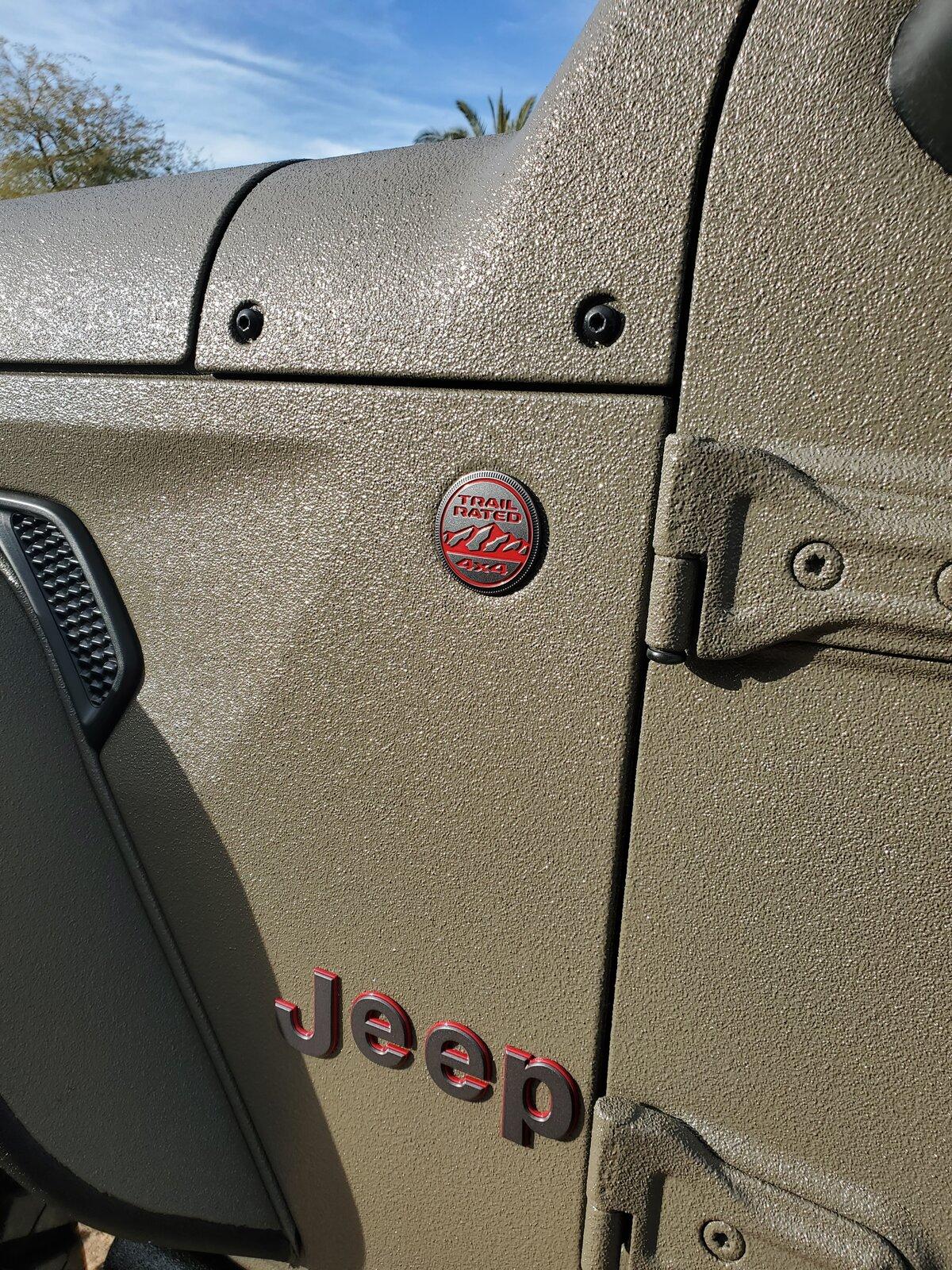 Jeep Gladiator Entire Gladiator Line-X Sprayed 20210113_154230