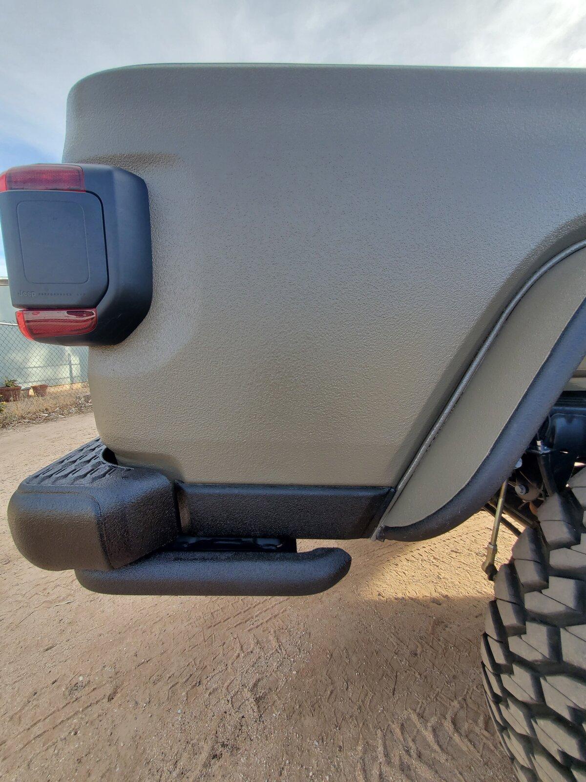 Jeep Gladiator Entire Gladiator Line-X Sprayed 20210113_154743