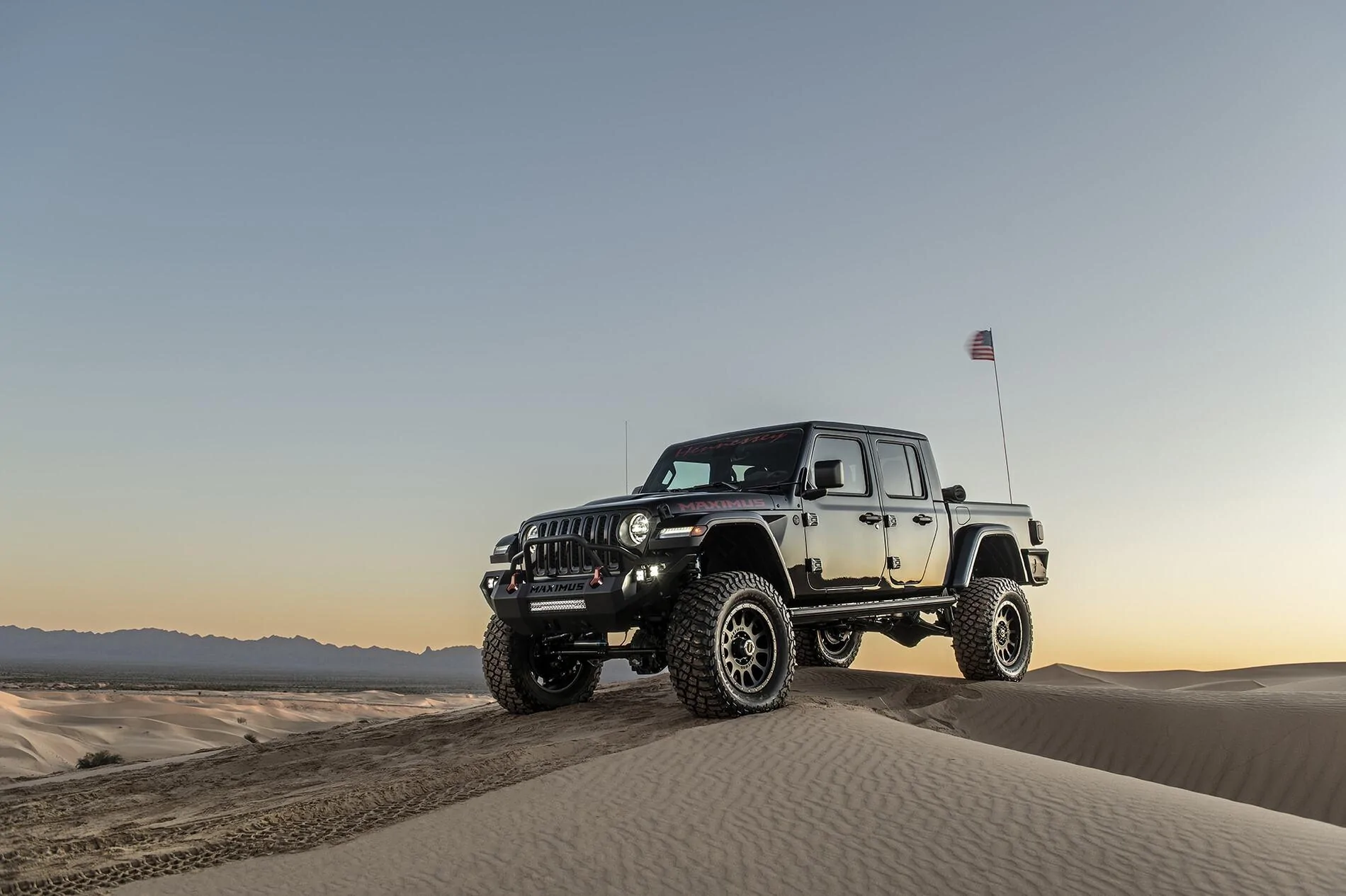 Jeep Gladiator Looking for a Front Bumper with specific needs. Hennessey-MAXIMUS-Jeep-Gladiator-Glamis-1-min