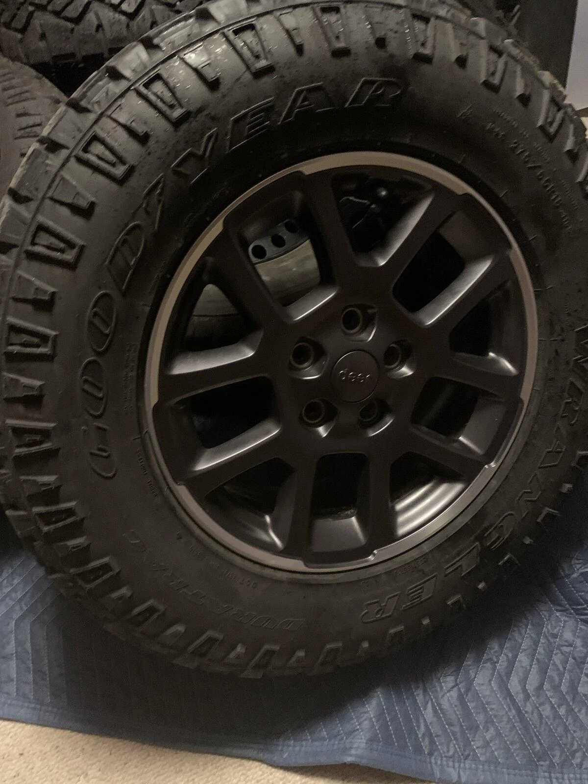 Jeep Gladiator Overland wheels with 275/65/18 wrangler duratrac tires 6A790F91-3F13-479F-9DCD-1D6548ABD832