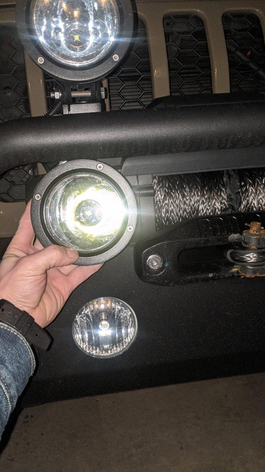 Jeep Gladiator Front Bumper Auxiliary Lighting PXL_20210116_231157984