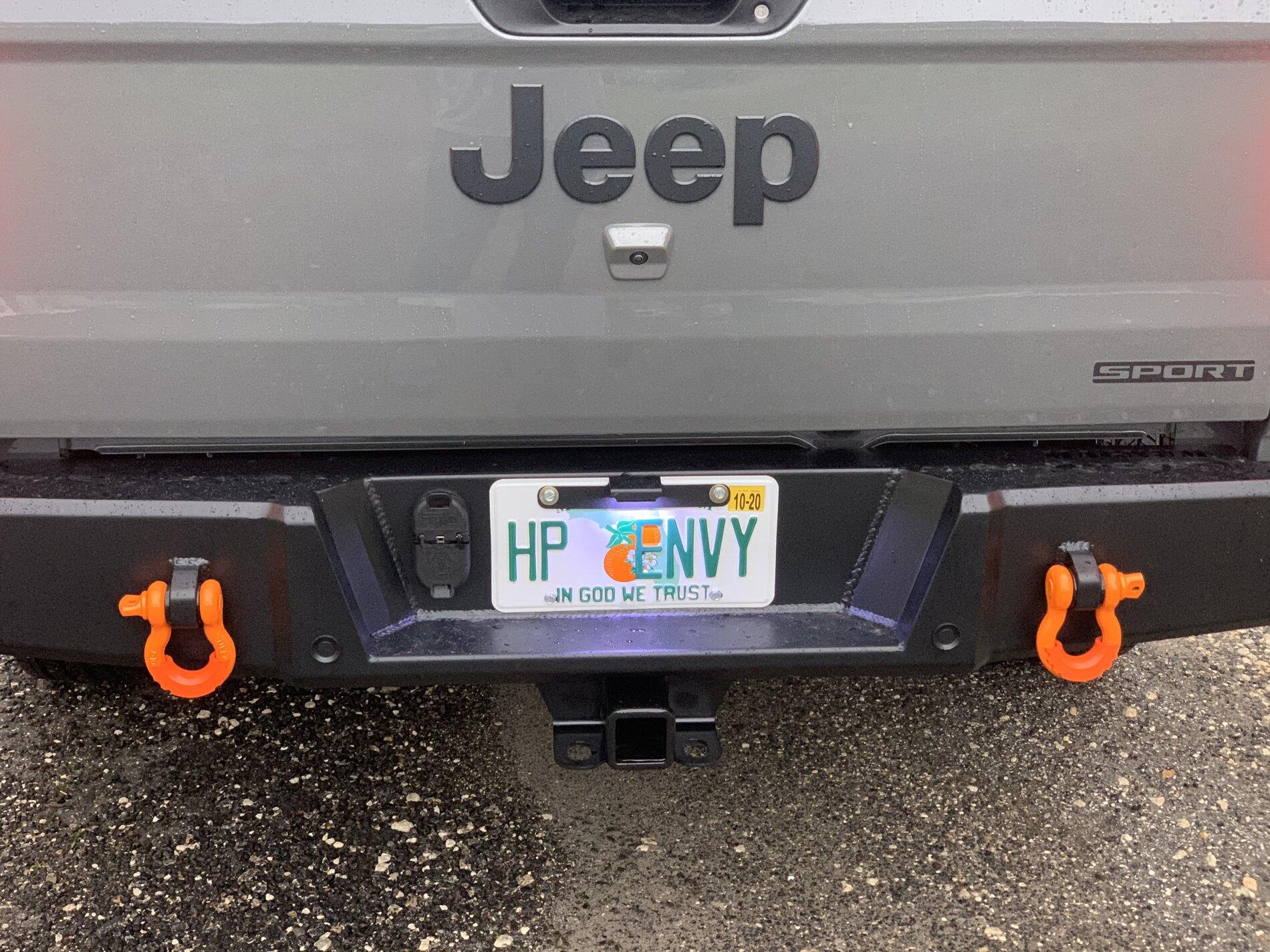 Jeep Gladiator Will Curt hitch receiver work on aftermarket rear bumpers? AA0FFFD0-6526-4277-A003-E022E601E969