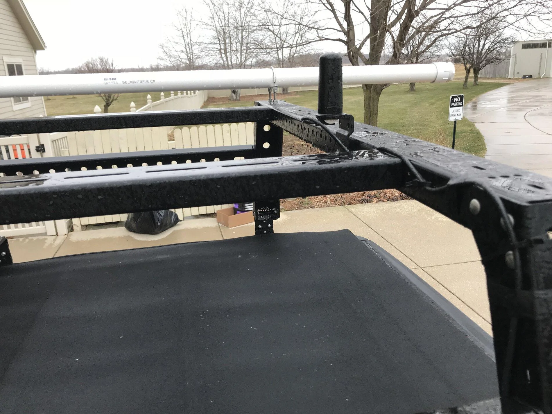 Jeep Gladiator Mounting GMRS antenna IMG_4790