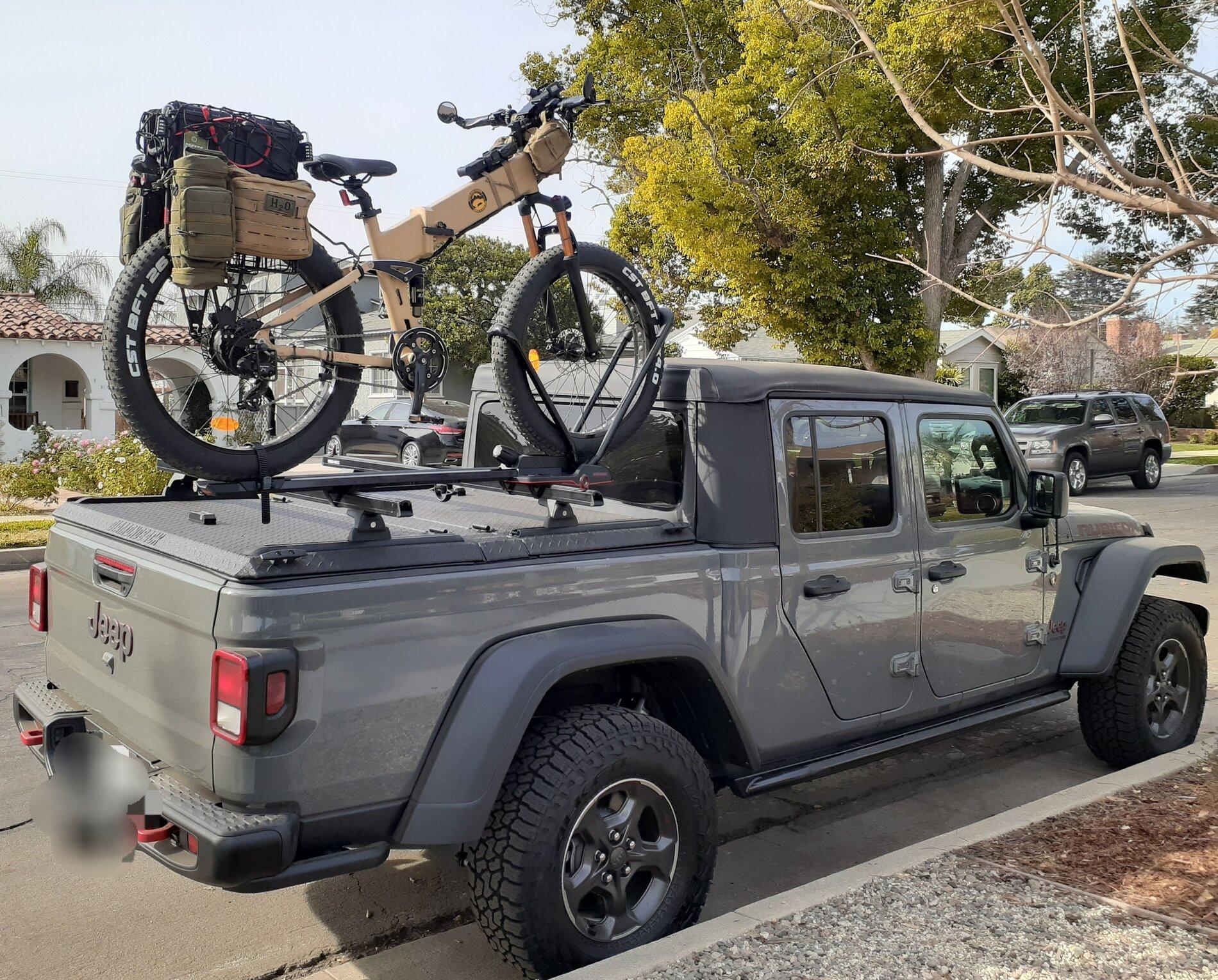 Jeep Gladiator Mountain Bikes - How are you guys carrying them?? 20210118_230851