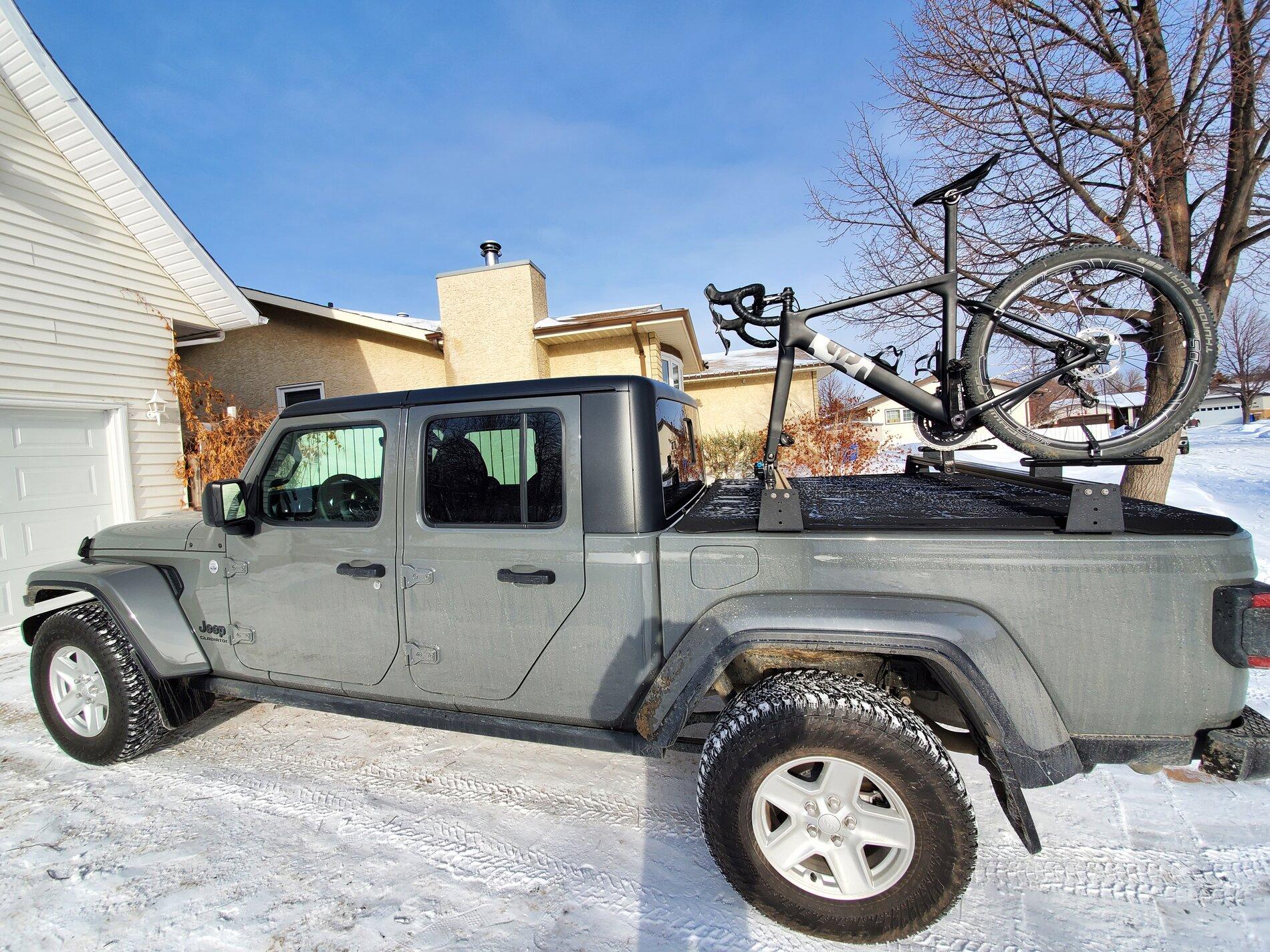Jeep Gladiator Mountain Bikes - How are you guys carrying them?? 20210119_123711