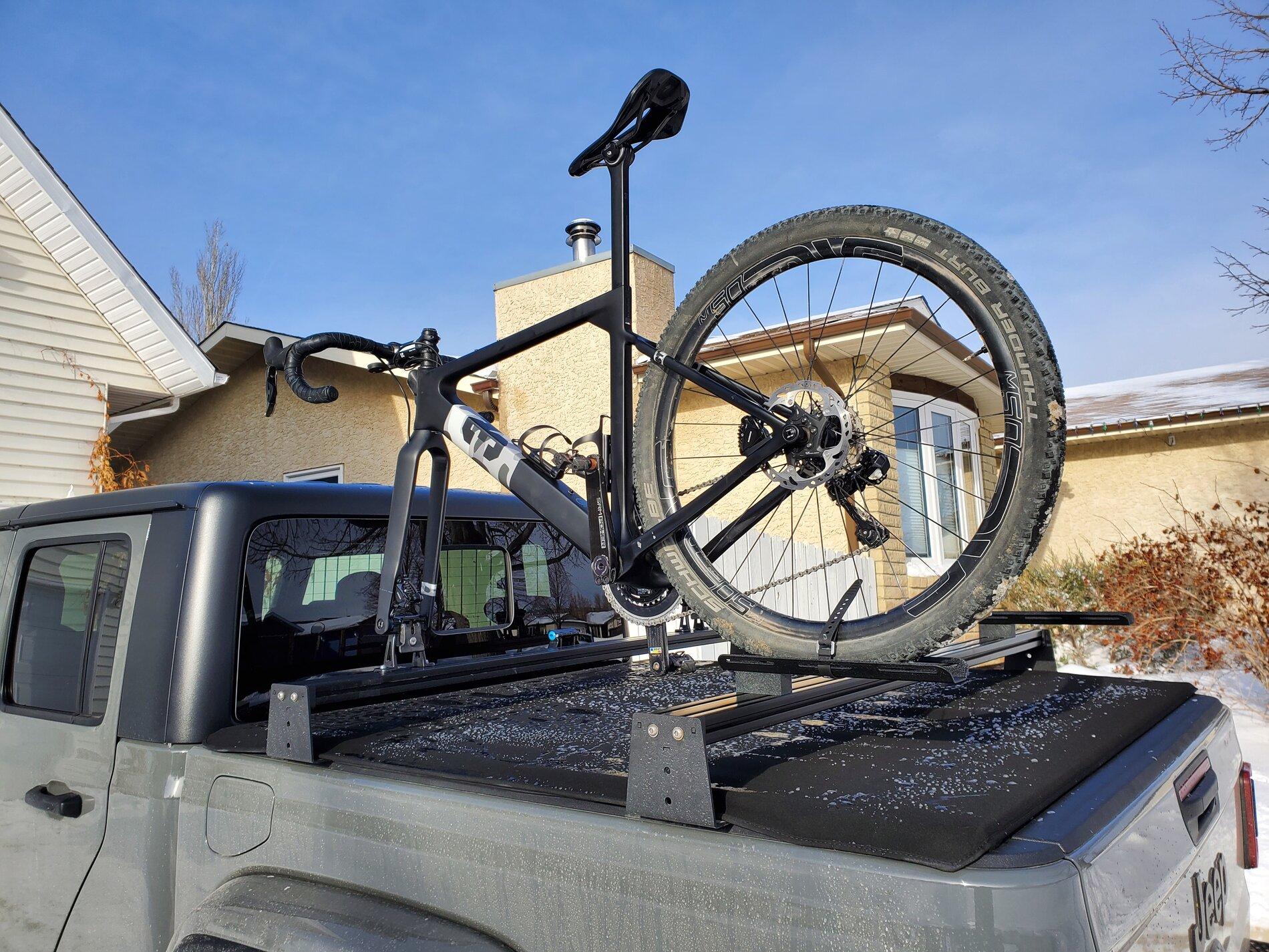 Jeep Gladiator Mountain Bikes - How are you guys carrying them?? 20210119_123731