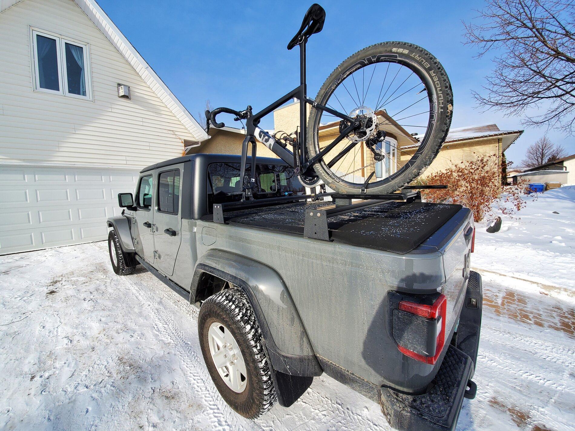 Jeep Gladiator Mountain Bikes - How are you guys carrying them?? 20210119_123738