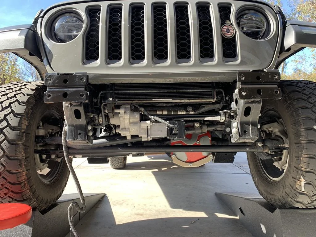 Jeep Gladiator Warn 10s in steel bumper with Warn Winch plate.  Install notes. oUCz2m