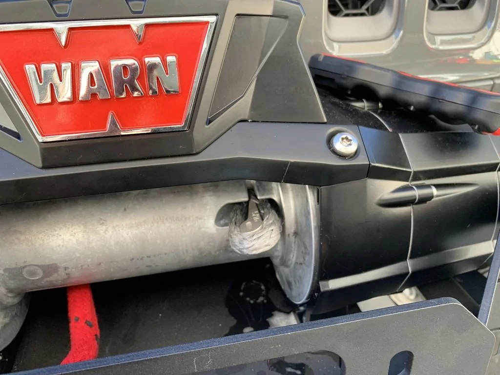 Jeep Gladiator Warn 10s in steel bumper with Warn Winch plate.  Install notes. FOfEm