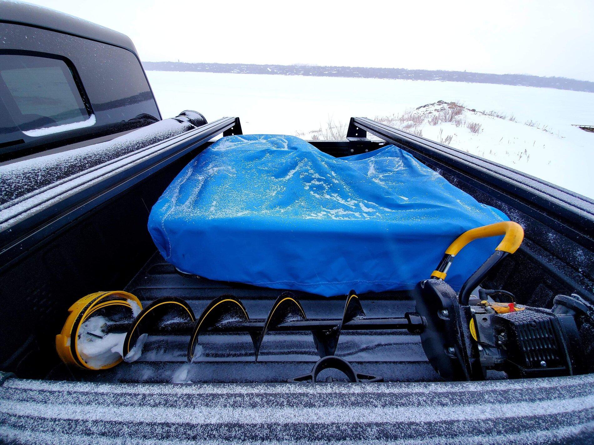 Jeep Gladiator BillieBars - Are they right for your Gladiator? IcefishingGladiator.JPG
