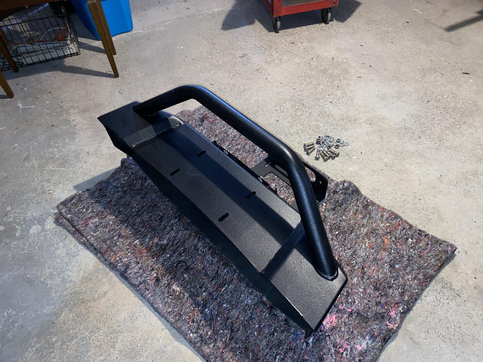 Jeep Gladiator Iron Cross Stubby Bumper $250 IMG_6181.JPG