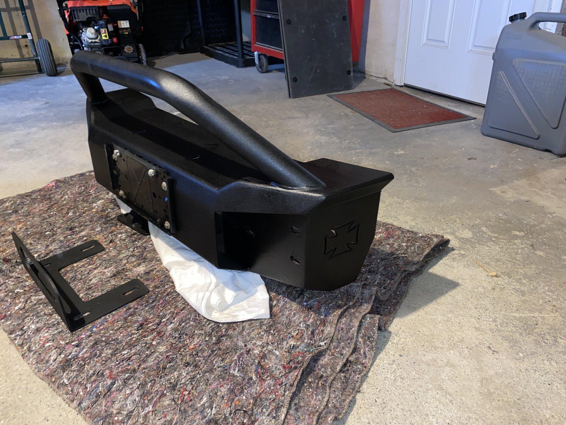 Jeep Gladiator Iron Cross Stubby Bumper $250 IMG_6182.JPG