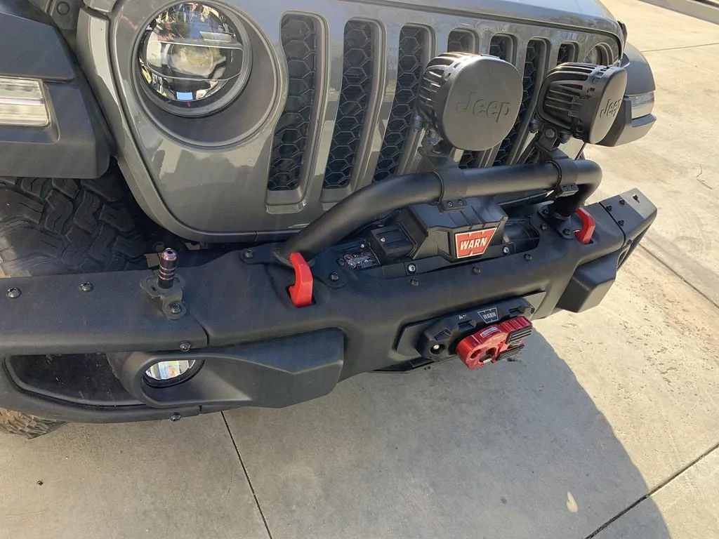 Jeep Gladiator Warn 10s in steel bumper with Warn Winch plate.  Install notes. hviNja