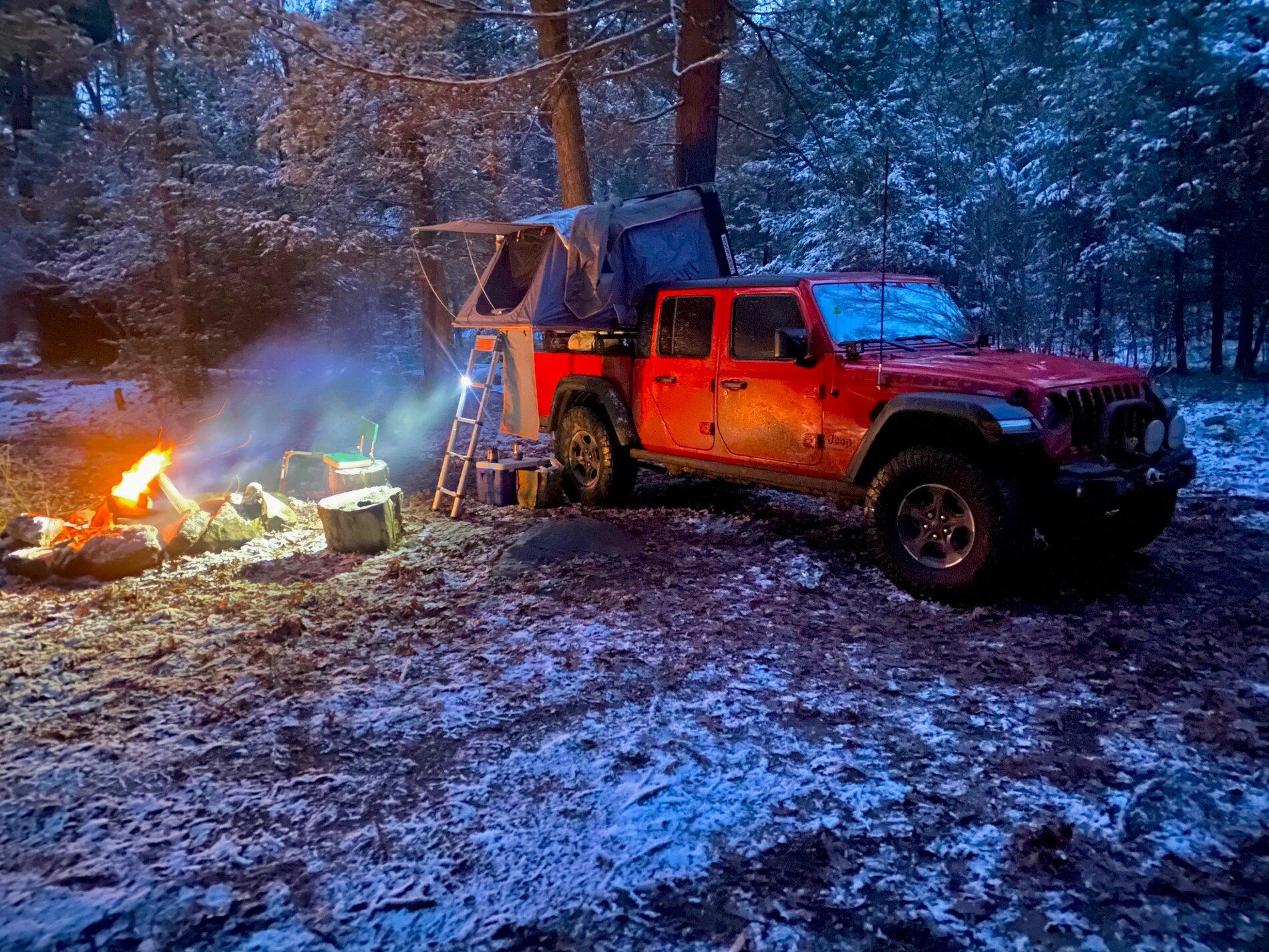 Jeep Gladiator Red Rubicon 2" RE budget boost and 37 Nitto Ridge Grapplers IMG_3394