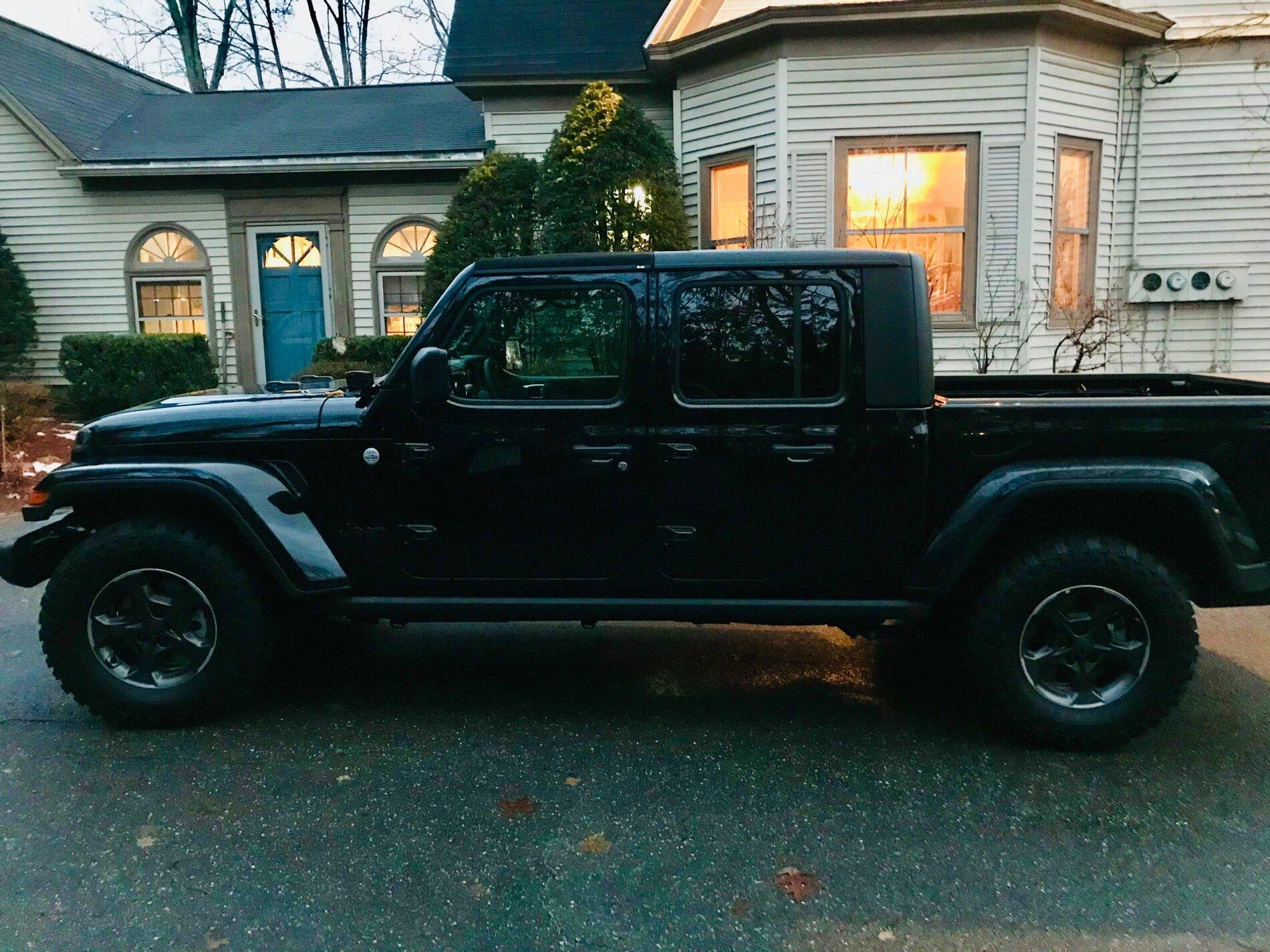 Jeep Gladiator I put 33's on a Sport S, really notice the rake now so I need to take care of that, but would it look stupid if I lifted it 2" as well? No Dad Shoes