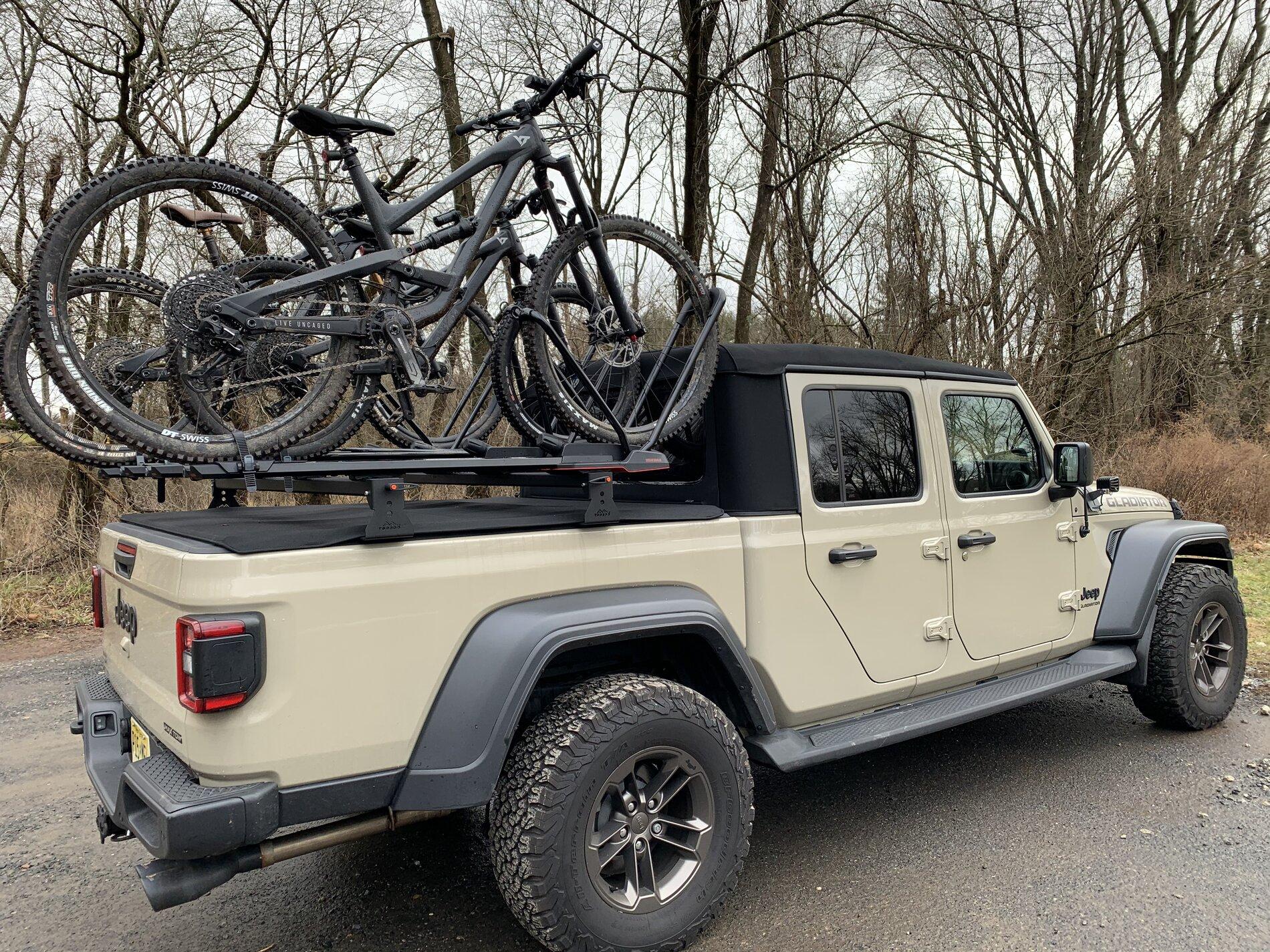Jeep Gladiator Mountain Bikes - How are you guys carrying them?? 7590461D-5F3C-48FE-AA19-B13443FB54AD