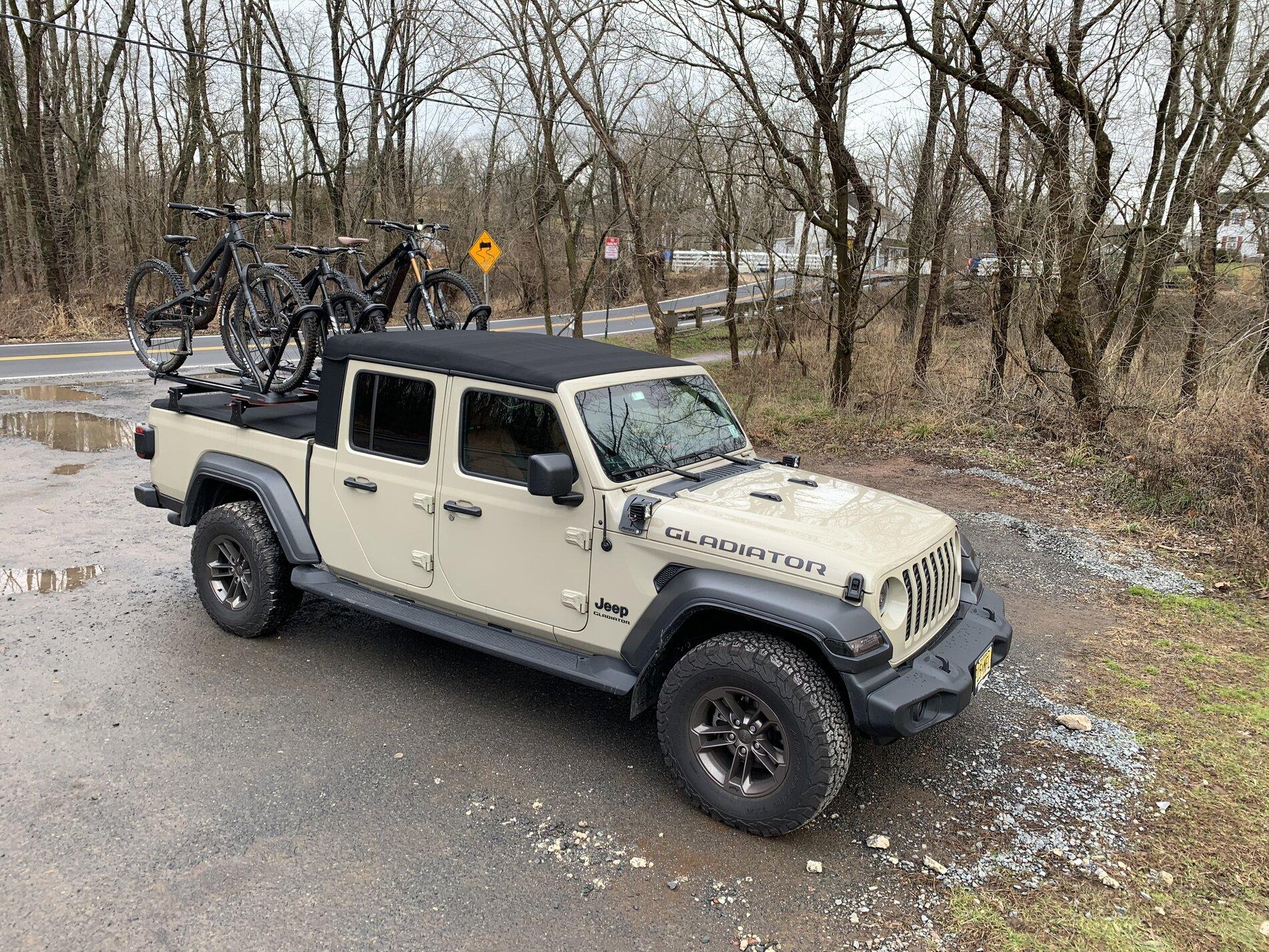 Jeep Gladiator Mountain Bikes - How are you guys carrying them?? 36BB133A-10F1-485B-8DCF-FB519F1D3A48