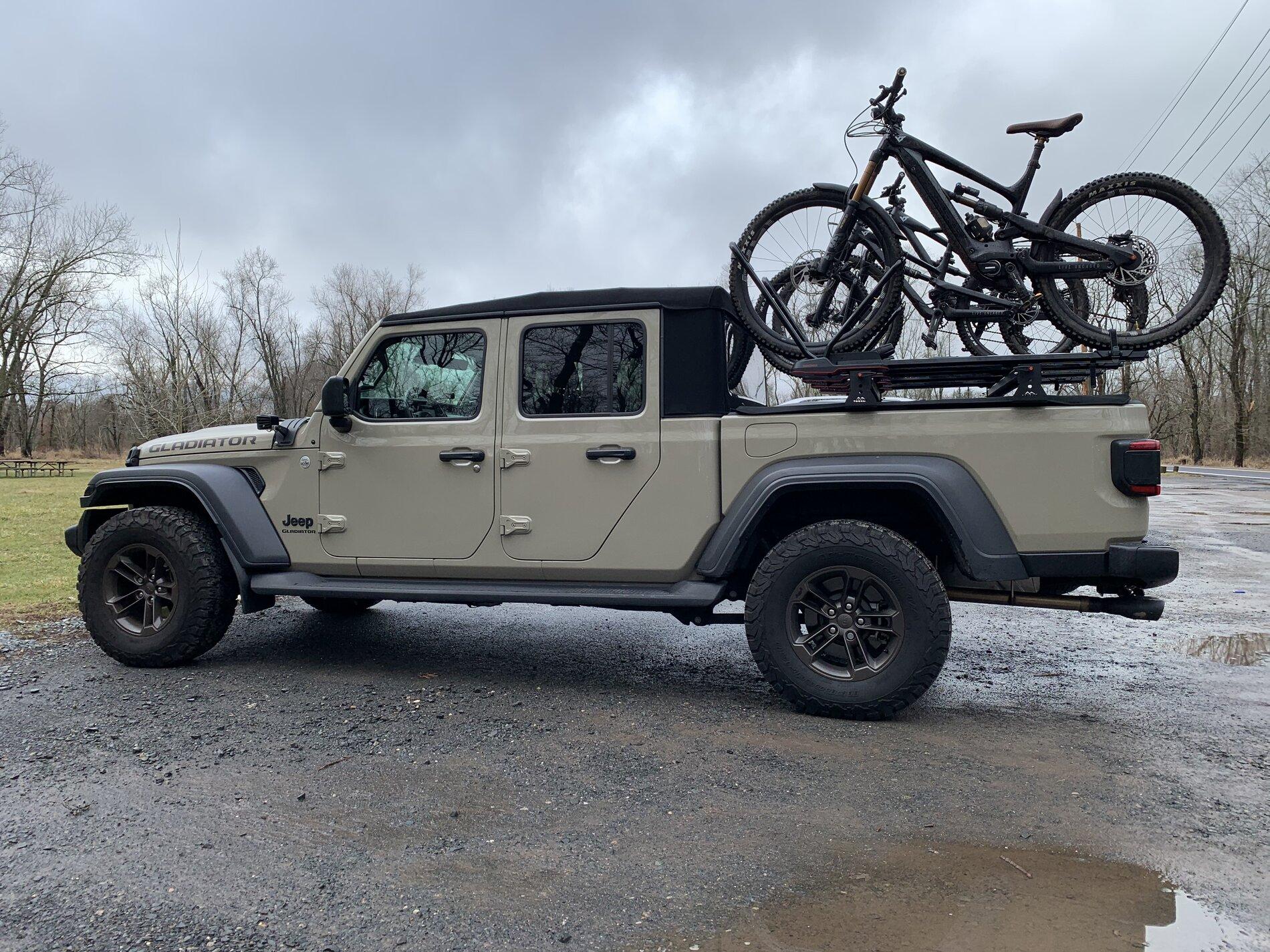 Jeep Gladiator Mountain Bikes - How are you guys carrying them?? 501BF633-5DB9-4B24-81AD-E91A815E0056