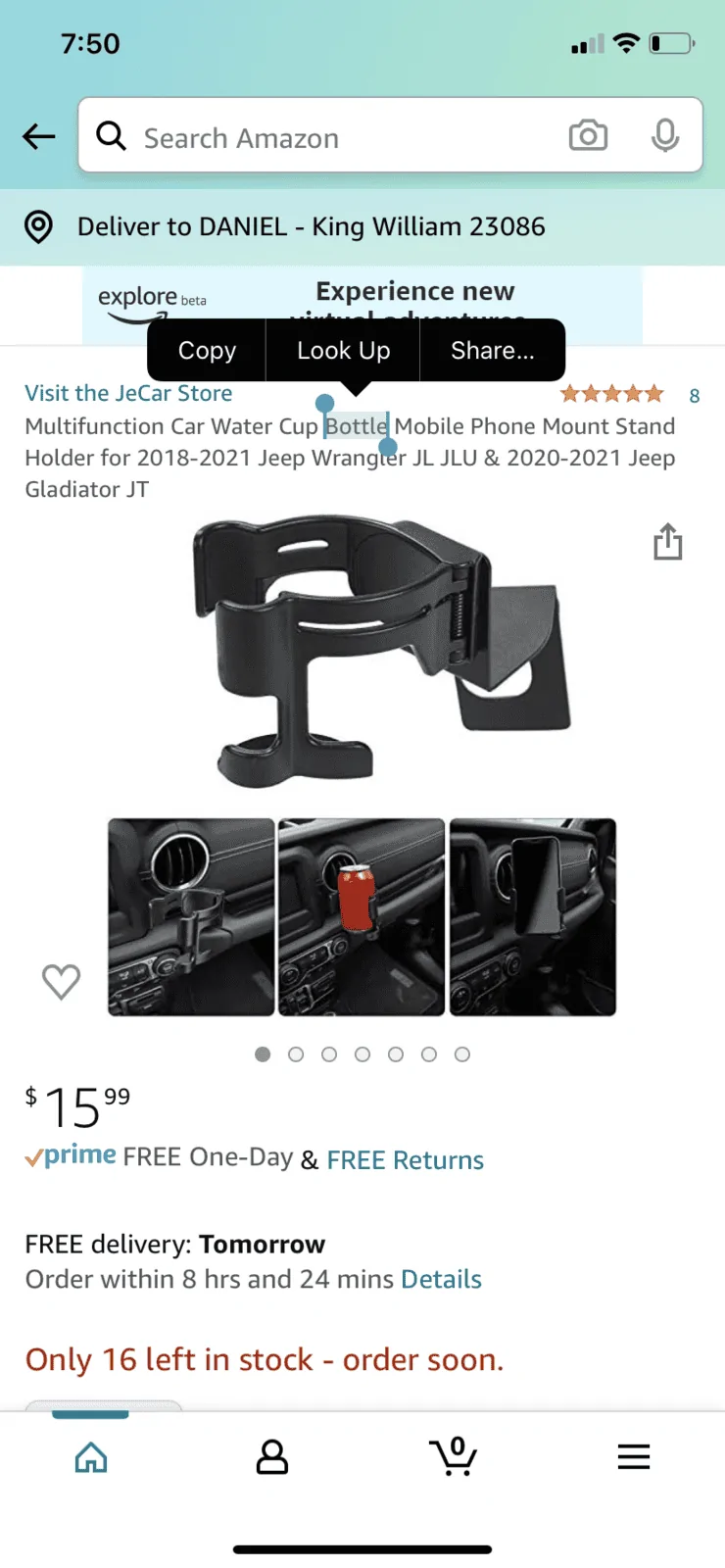 Jeep Gladiator Phone Solutions FD3A0BEA-A39F-4A32-A084-193A14A089E7