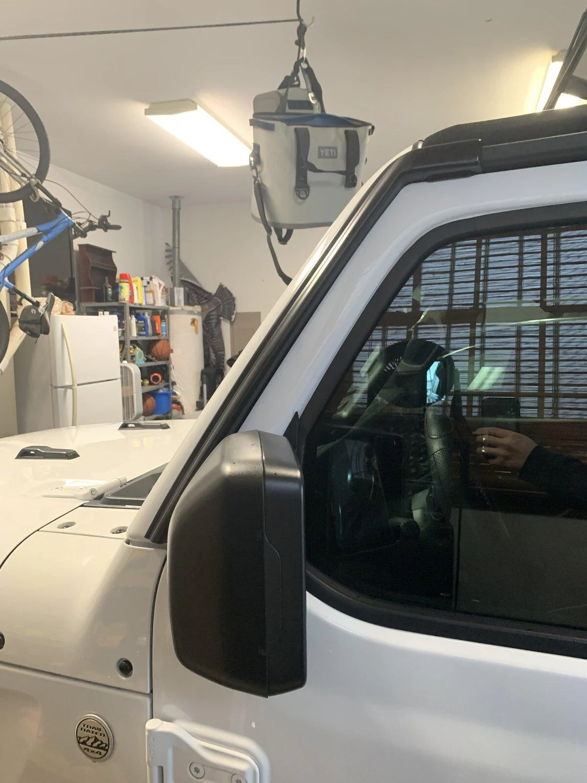 Jeep Gladiator Truck Master Designs drip rails installed, bye-bye wet pants! 10BA5359-E5D1-43B2-BBF0-6C61DB9B6C72