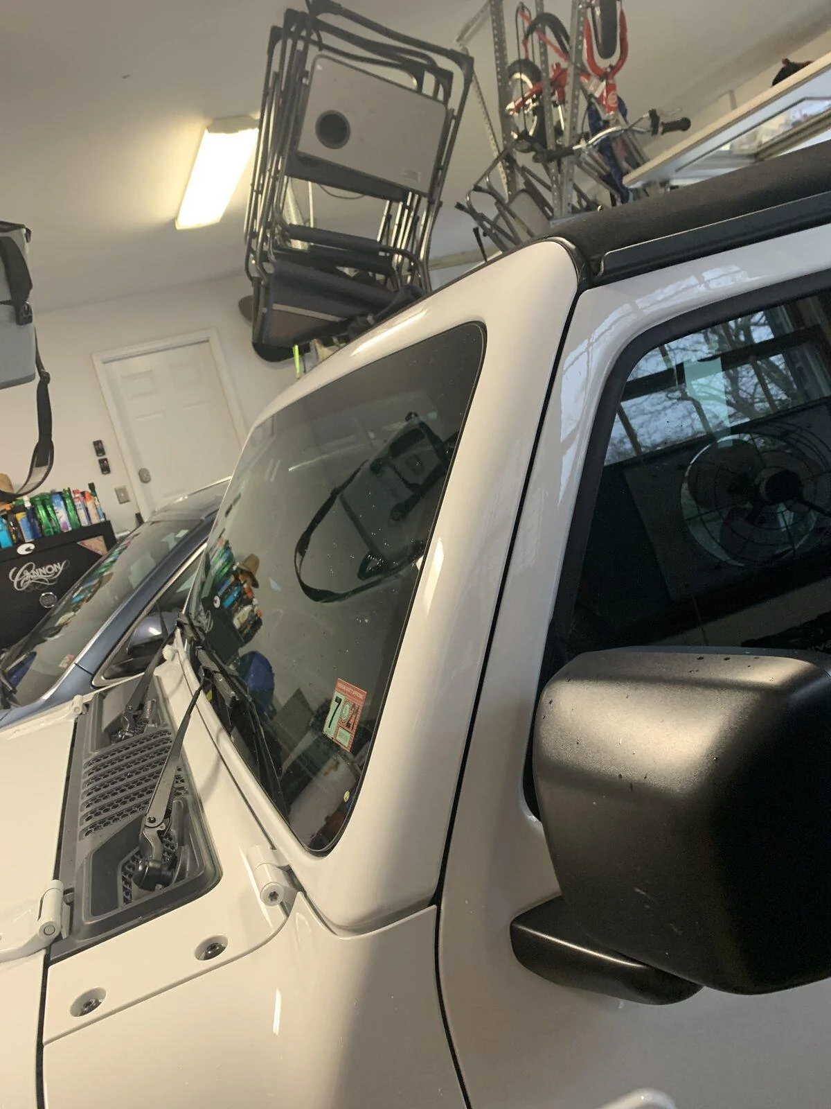 Jeep Gladiator Truck Master Designs drip rails installed, bye-bye wet pants! B2EA76DA-019A-451F-95D5-F28B9F1B57FA