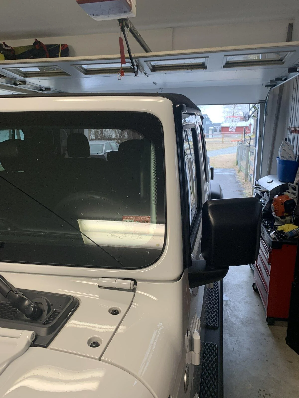 Jeep Gladiator Truck Master Designs drip rails installed, bye-bye wet pants! 50C56C88-E454-41C4-90A4-8D410ACD3CB3