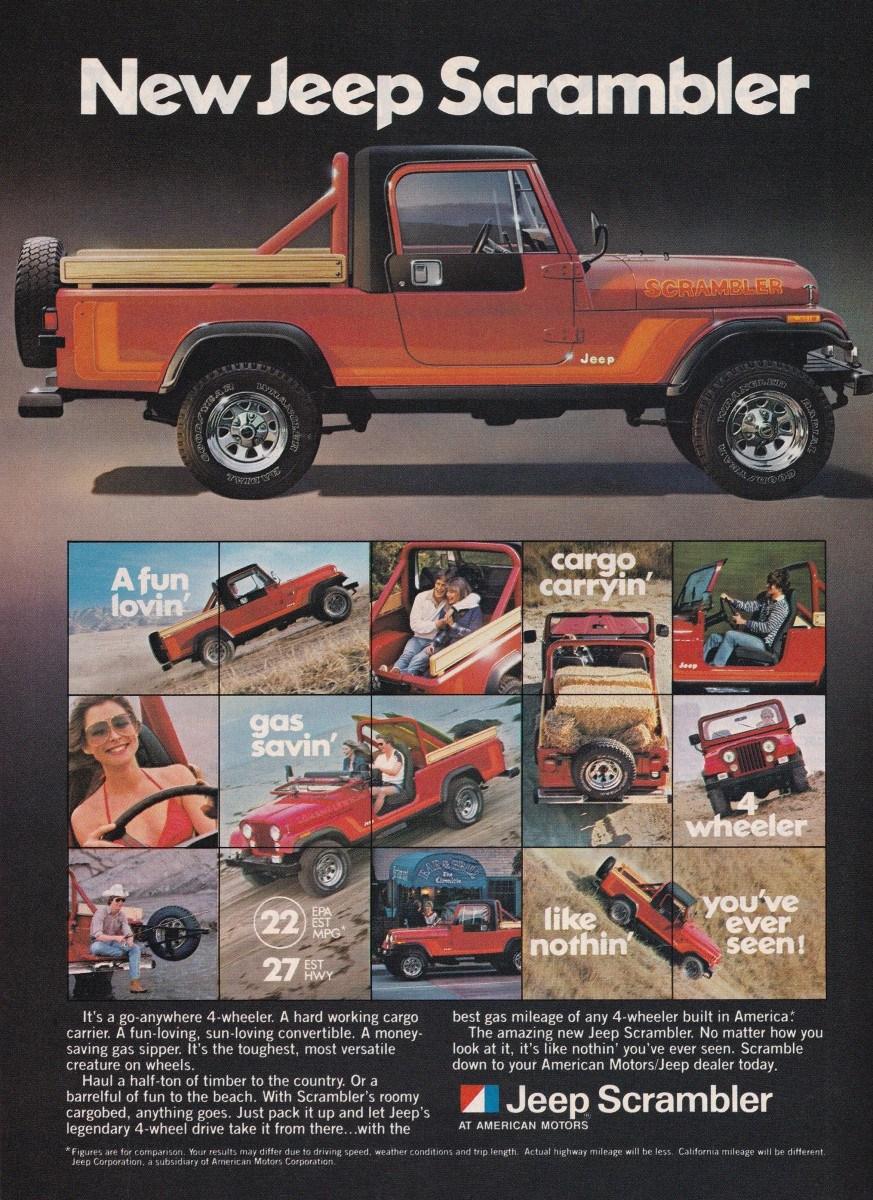 Jeep Gladiator Scrambler Tribute Gladiator Build ...need help with roll bar Ad-1982-Jeep-Scrambler