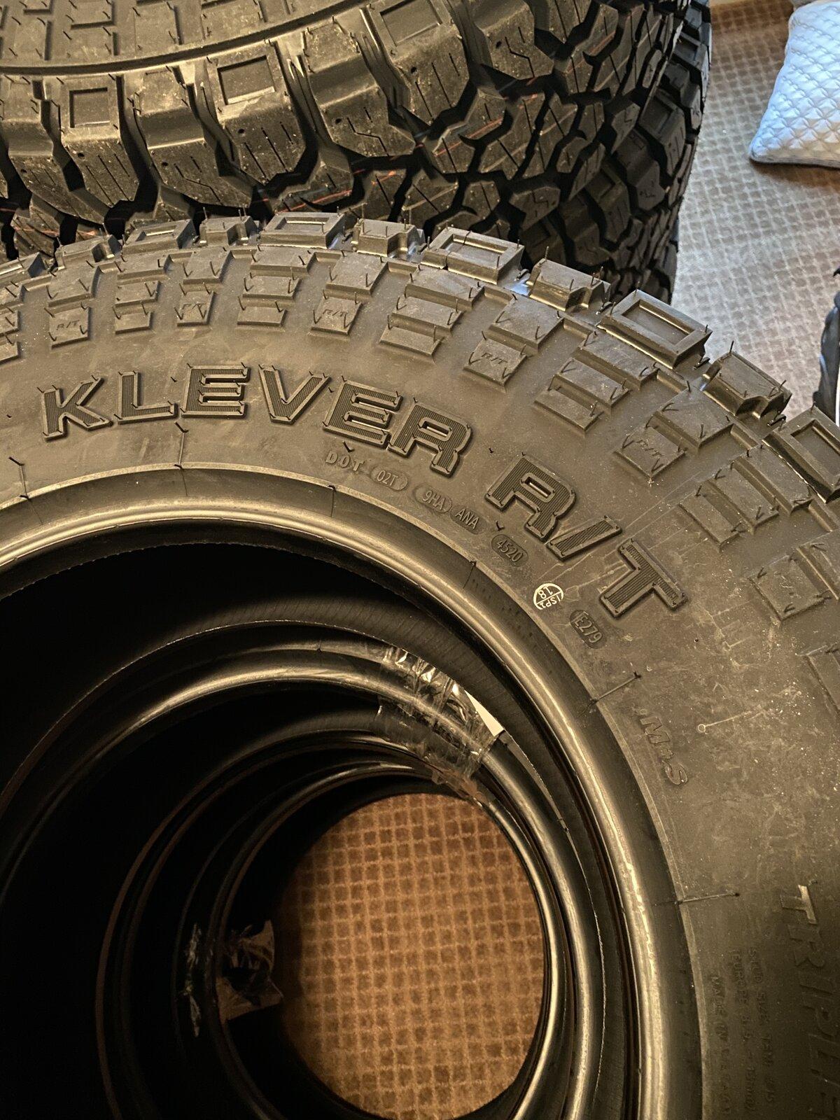 Jeep Gladiator Kenda Klever R/T KR601 35x10.50R17 B83EBE6C-15D9-475F-89BC-4C6432CCC72B