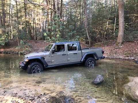 Jeep Gladiator Shot a Gator in a Creek IMG_2626