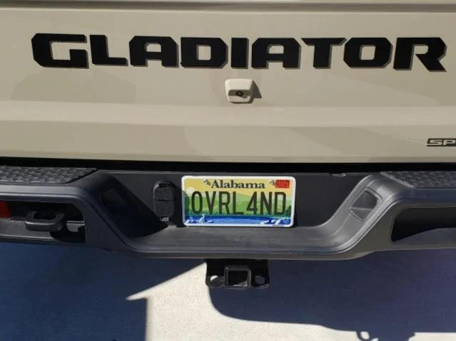 Jeep Gladiator Custom plates 20210126_092054
