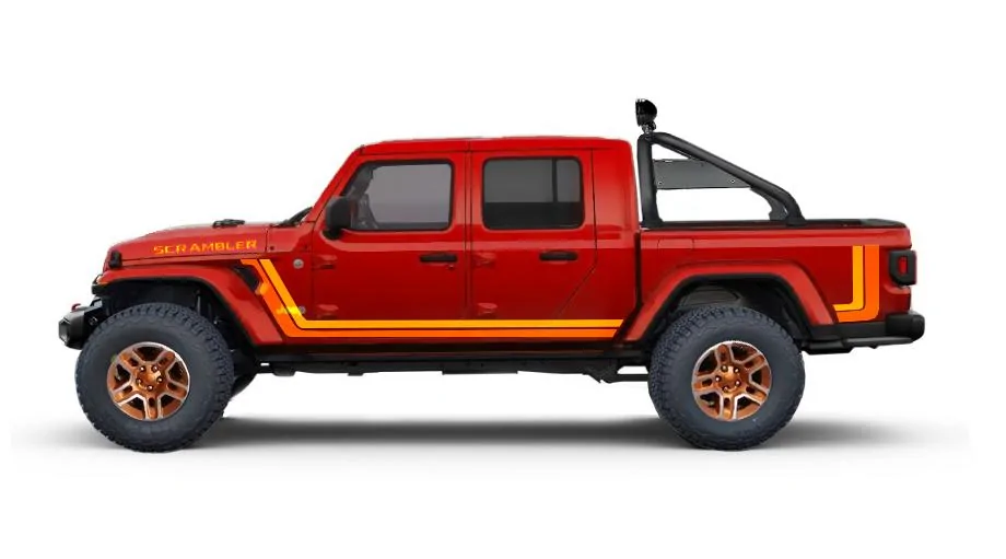 Jeep Gladiator 'Retro' Graphics Option? GladiatorRetroRed