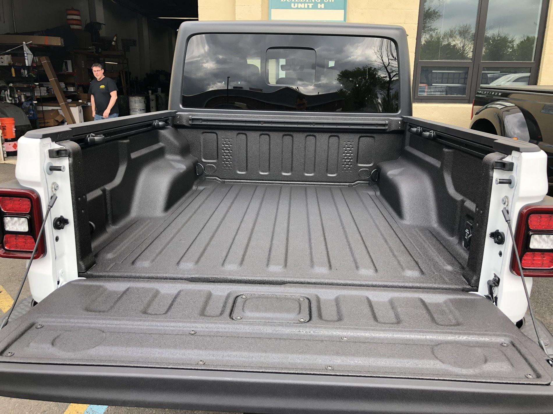 Jeep Gladiator Had Line-X spray bed liner applied 96195FB8-AB15-47DD-B808-DBF94681DF7B