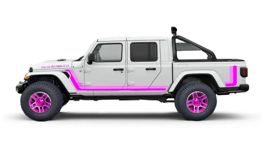 Jeep Gladiator Dear females.. let us have the Gladiator GladiatorRetroWhitePink