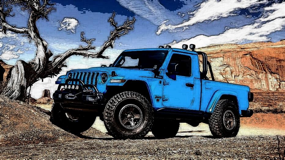 Jeep Gladiator Jeep J6 Concept 2-Door Pickup Revealed 20190509_063812