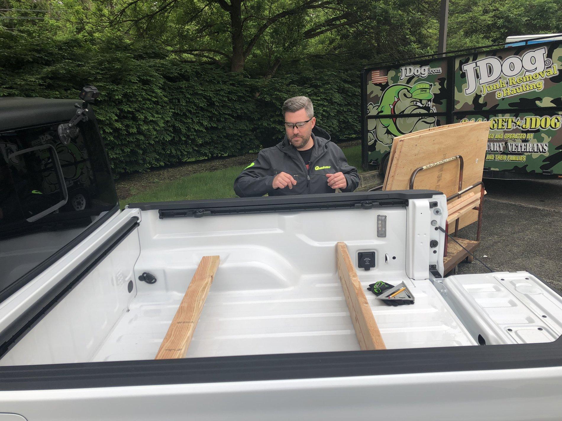 Jeep Gladiator Official "Battle of the Gladiators" Plywood photo contest! this was inevitable quadratec-gladiator-plywood-boards.JPG