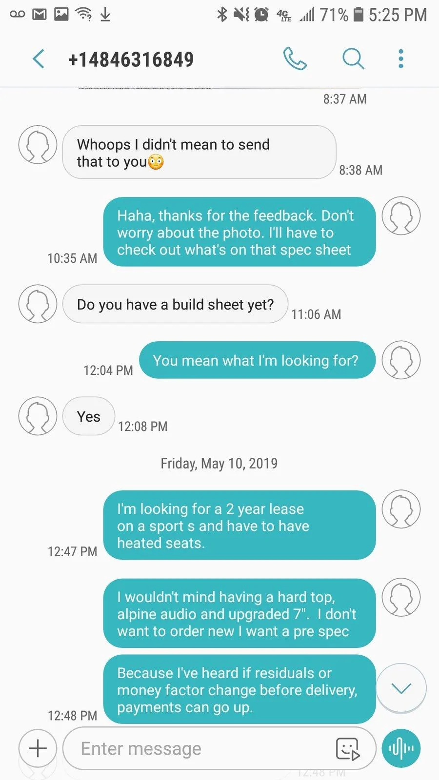 Jeep Gladiator Leasing a Jeep Gladiator Screenshot_20190510-172547_Messages