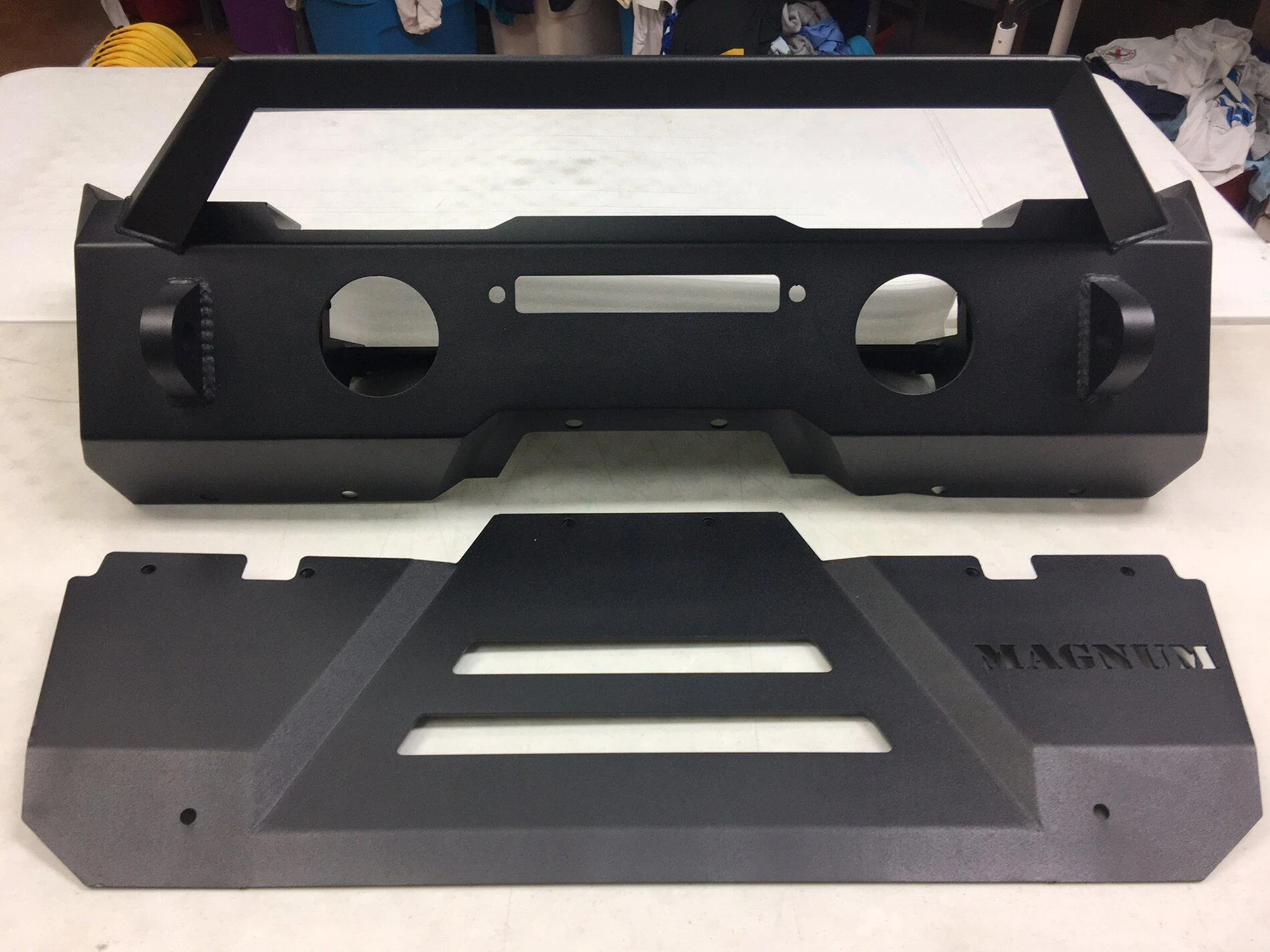 Jeep Gladiator Magnum Bumper Raptor Stubby Winch Front Bumper for JL or JT IMG_1698