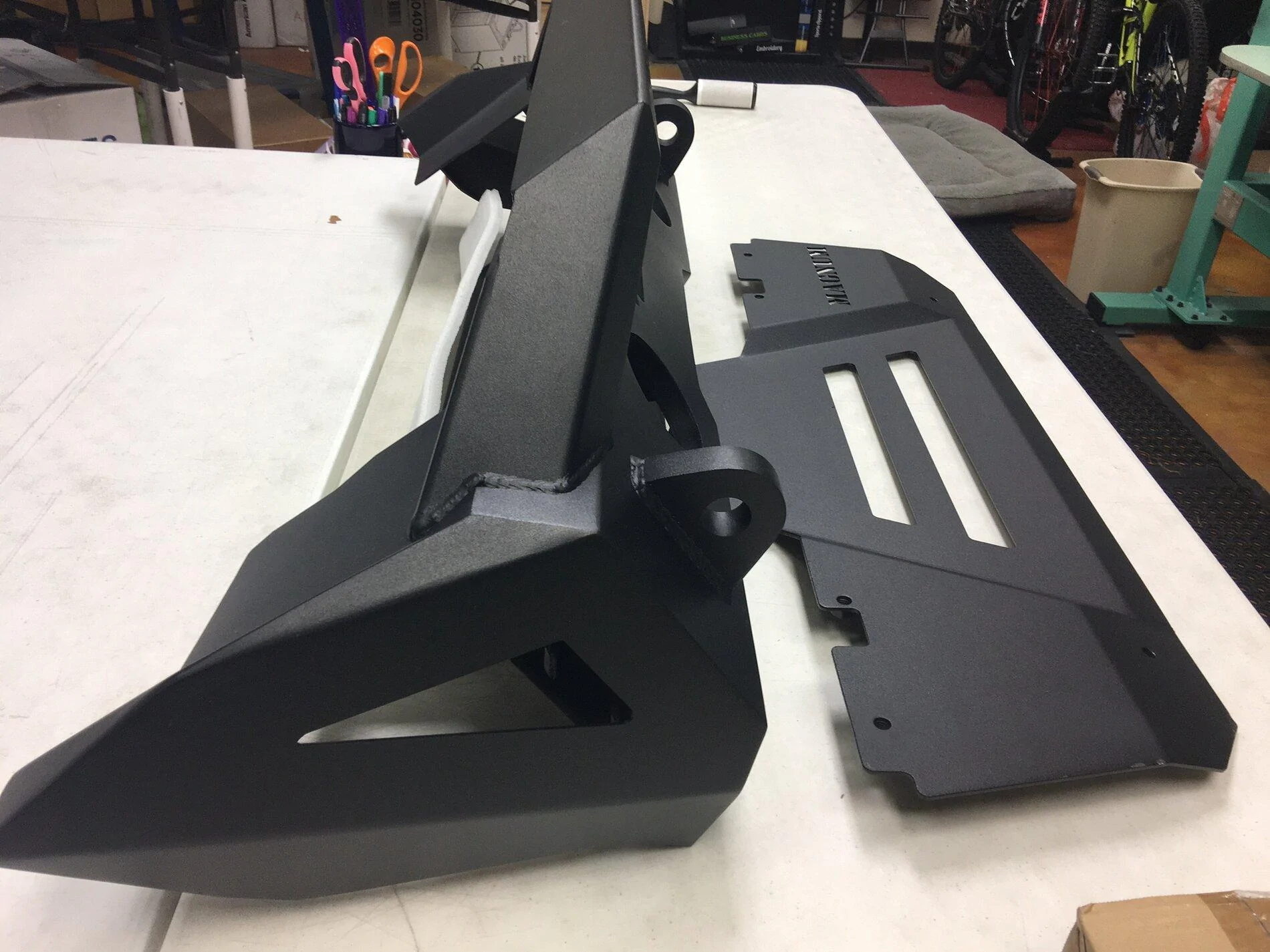 Jeep Gladiator Magnum Bumper Raptor Stubby Winch Front Bumper for JL or JT IMG_1700