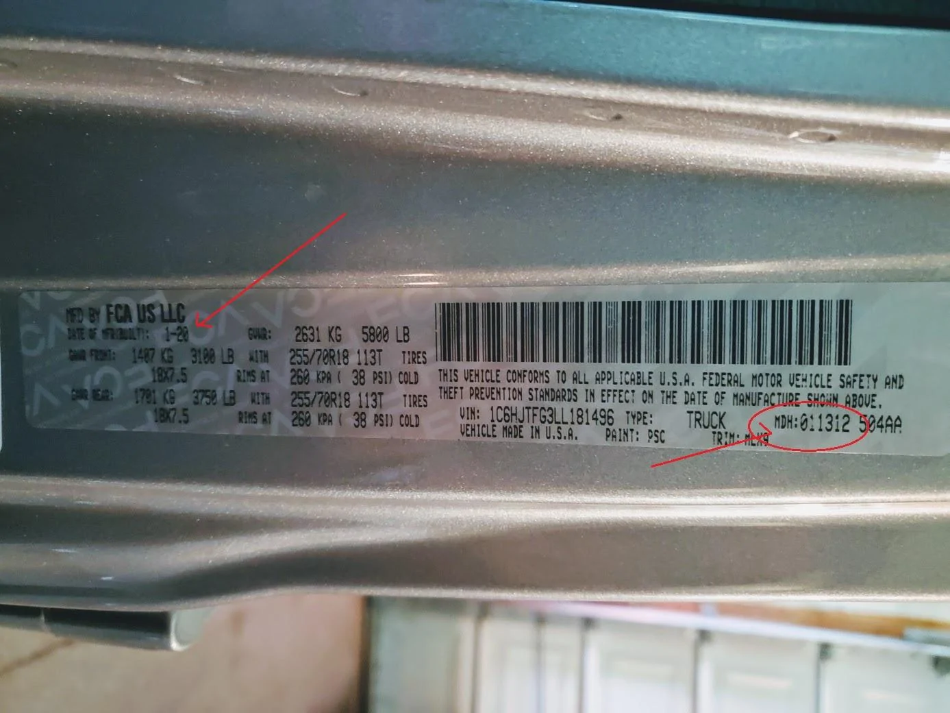 Jeep Gladiator Dreaded Misfire P0300 Build Sticker