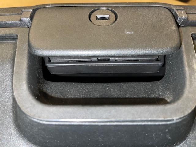 Jeep Gladiator Locking Under Seat Rear Storage Bin Re-Keying IMG_1739