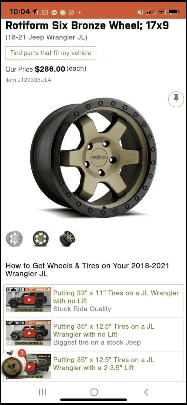 Jeep Gladiator Good deal on these wheels? 89F9C4AB-6765-4FD0-930B-B54CF465C020