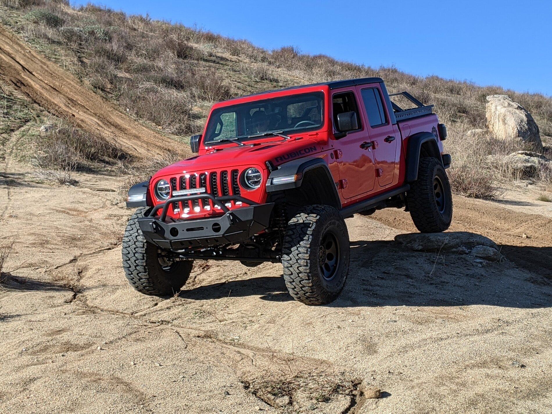 Jeep Gladiator Is a 2 inch spacer lift acceptable for 35 inch tires on stock rims on the Rubicon Gladiator PXL_20210130_223550412