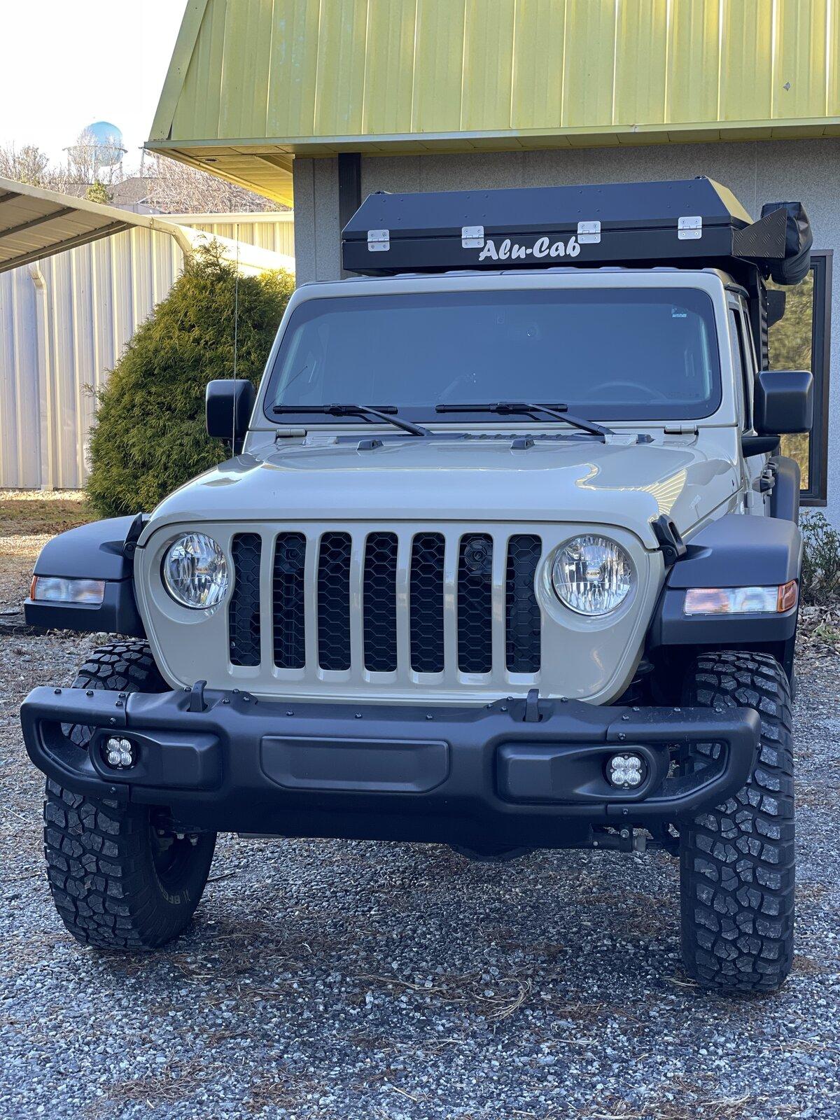 Jeep Gladiator ‘21 Sport w/2” Mopar, Kenda 35x10.50 on Mopar Steel Spares 29A2CBAE-8DC0-4133-8429-8F260B3597BA