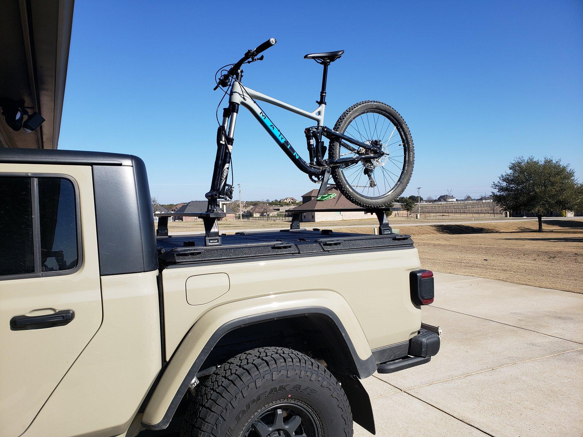 Jeep Gladiator Mountain Bikes - How are you guys carrying them?? 20210131_110905