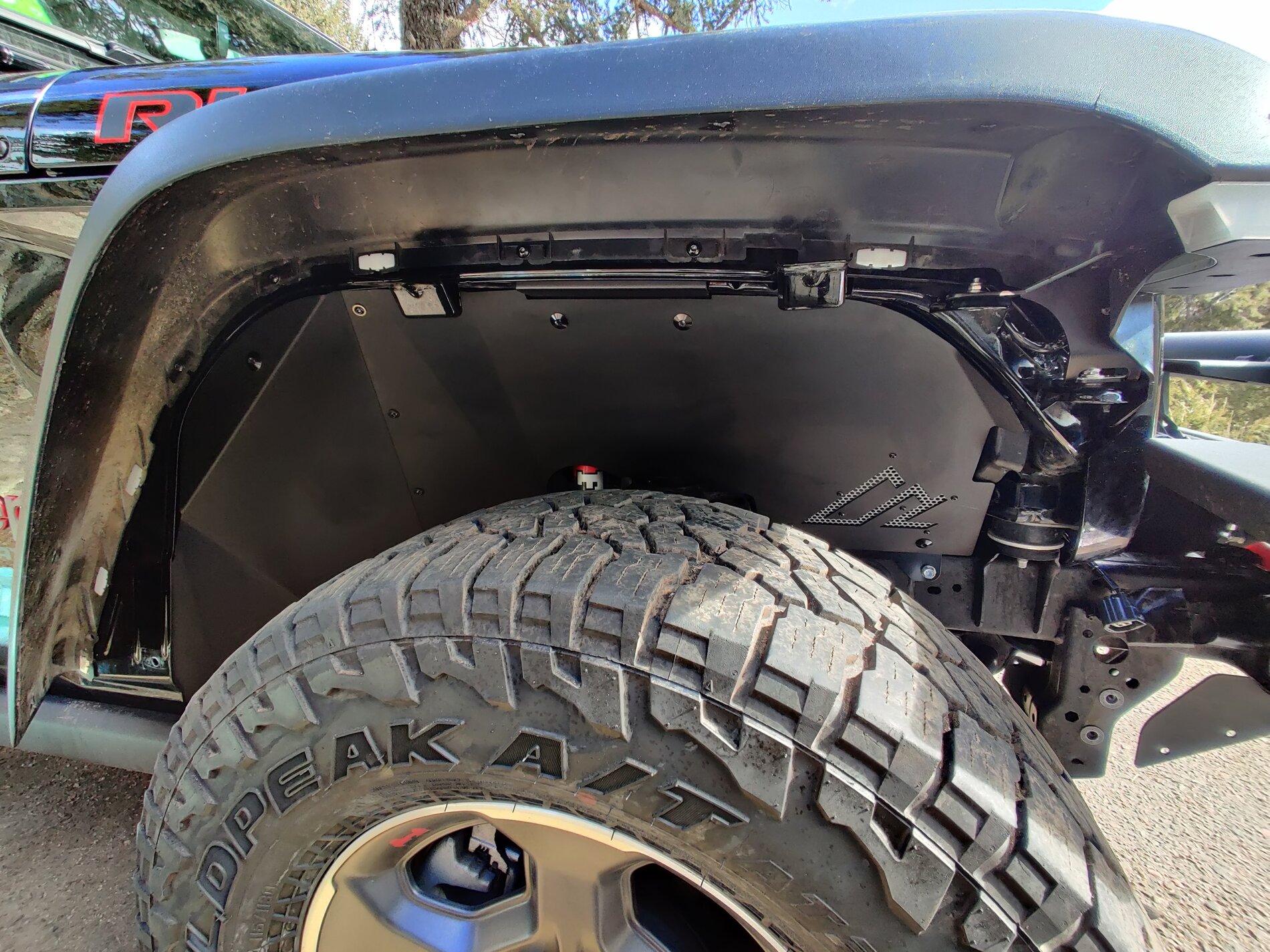 Jeep Gladiator American Adventure Labs Jeep JL/JT Quick-Release Front Inner Fender Installation & Pictures IMG_20210123_115229