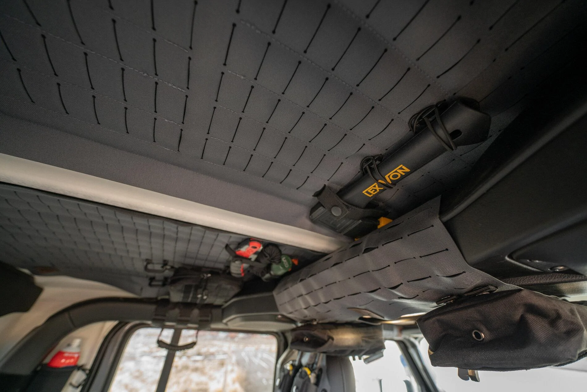 Jeep Gladiator Rear MOLLE  Insulated Headliners by Invictus Off Road DB-210123-colorado-09339-Edit