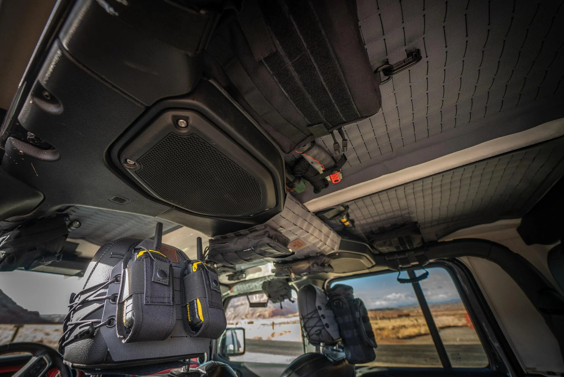Jeep Gladiator Rear MOLLE  Insulated Headliners by Invictus Off Road DB-210123-colorado-09330